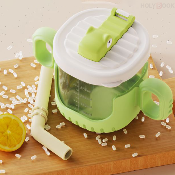 300ML Vaso Entrenador Antiderrames Bebe Sílice Anti-caída（Mayoreo）