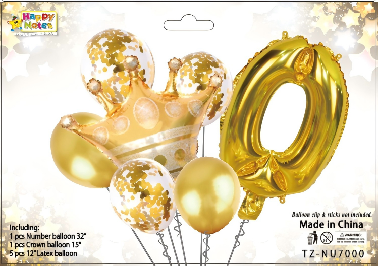 Corona metálica decorativa para cumpleaños infantil Holybook