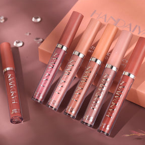 Set de 6 Labiales Líquidos Holybook – 2 Estilos de Tonos | Maquillaje Bueno y Económico（Mayoreo）