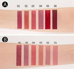 Set de 6 Labiales Líquidos Holybook – 2 Estilos de Tonos | Maquillaje Bueno y Económico（Mayoreo）