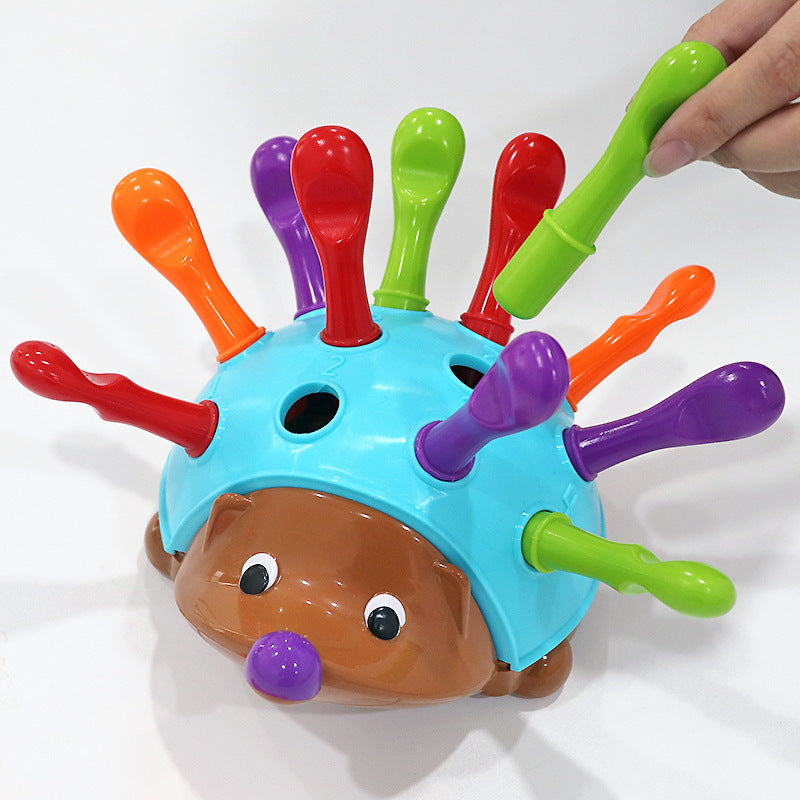 Erizo Educativo Holybook – Juguete Montessori para Coordinación, Colores y Números（Mayoreo）