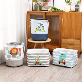 Cesta plegable de dibujos animados para guardar juguetes, cesto para ropa sucia (Personalizado)