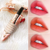 Labial Holybook Cetro de Reina – barra 3 en 1 con tonos mate y diseño triangular