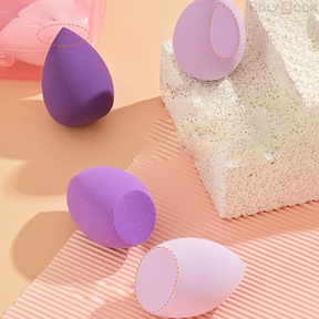 Brochas de Maquillaje Esponja Cosmética 4 ColoresPincel Mágico Húmedo y SecoHuevos de Belleza (Envío Inmediato)