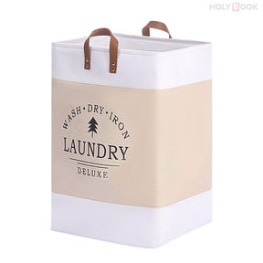 Cesto portátil para ropa de algodón y lino Cesto para ropa sucia Cesto de almacenaje (Personalizado)