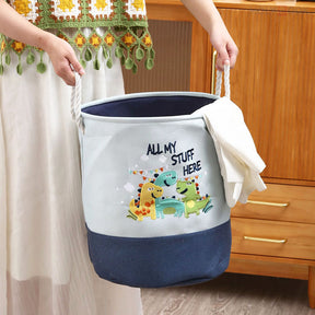Cesta plegable de dibujos animados para guardar juguetes, cesto para ropa sucia (Personalizado)