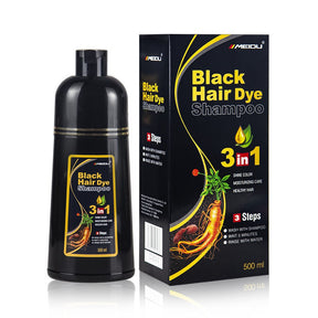  Tinte Negro en Espuma 2 en 1 – Cubre Canas y Cuida tu Cabello