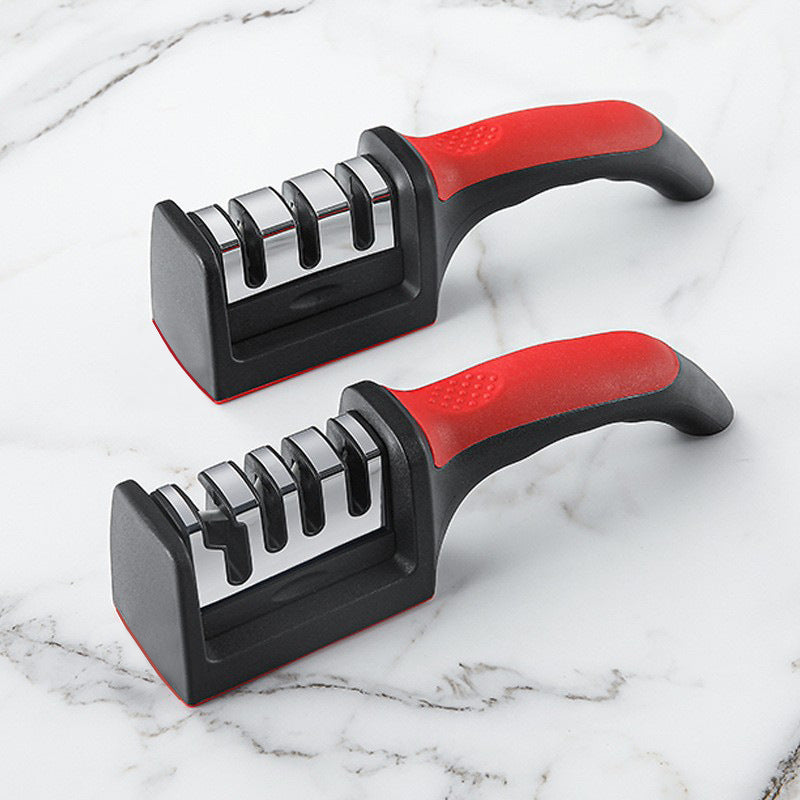 Afilador Manual de Cuchillos 3 en 1 – Ideal para Hogar, Cocina y Dormitorio（Mayoreo）