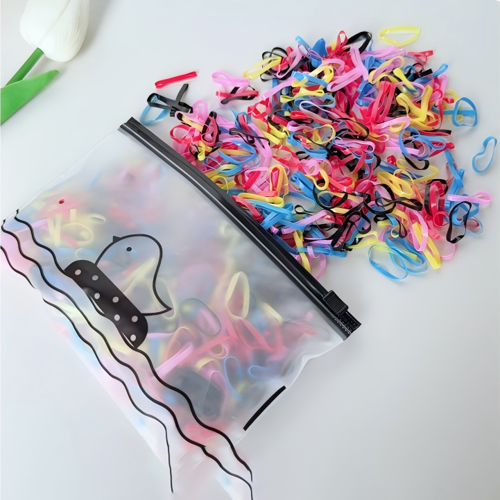 Ligas para el Cabello Desechables de Alta Elasticidad – Paquete al Mayoreo（Mayoreo）