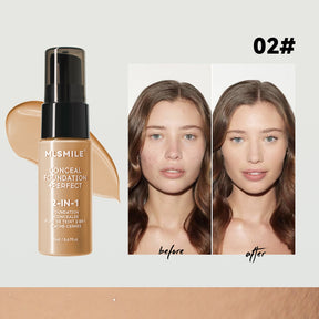 Base de maquillaje líquida de larga duración – Resistente al agua y sudor – 6 tonos（Mayoreo）