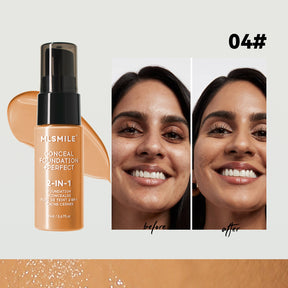Base de maquillaje líquida de larga duración – Resistente al agua y sudor – 6 tonos（Mayoreo）