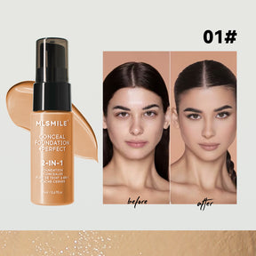 Base de maquillaje líquida de larga duración – Resistente al agua y sudor – 6 tonos（Mayoreo）