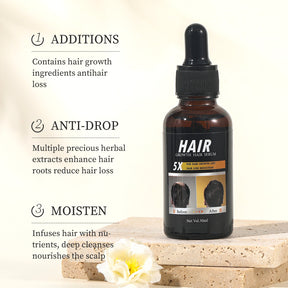 Aceite para Crecimiento del Cabello con Extractos Herbales Naturales（Mayoreo）