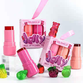 rubor jelly Holybook en tono uva con textura brillante gelatinosa