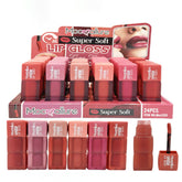 Set de labiales líquidos mate Holybook de 24 piezas con diseño tipo hielo, ideal para venta al por mayor en México