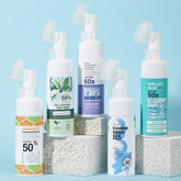 Holybook Espuma Limpiadora Facial con Cepillo–5 Fórmulas Especializadas para Cada Tipo de Piel（Mayoreo）