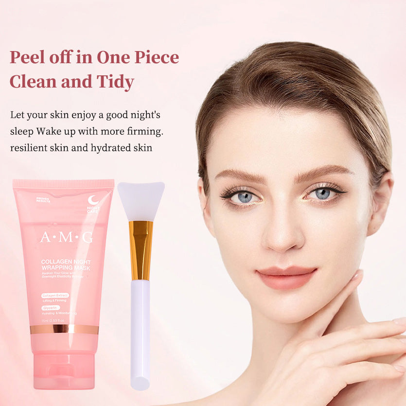 Holybook Mascarilla Facial de Colágeno | Limpieza Profunda + Hidratación（Mayoreo）