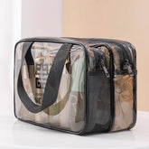 Neceser de viaje doble capa Holybook en color negro – impermeable y gran capacidad
