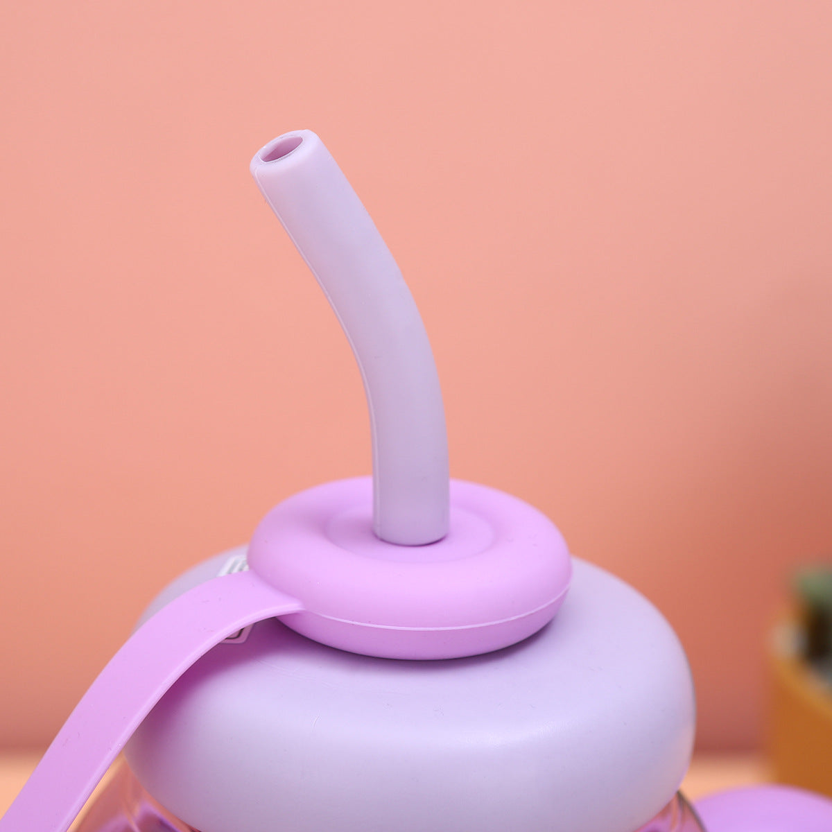 Taza de Plástico Económica 1300ML Nueva Taza Portátil de Gran Capacidad Con Asa（Mayoreo）