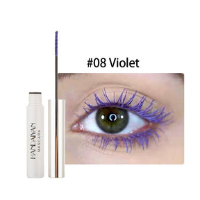 máscara de color morado brillante con acabado satinado