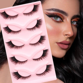 Set de pestañas Holybook efecto cat eye – 3 estilos dramáticos y reutilizables