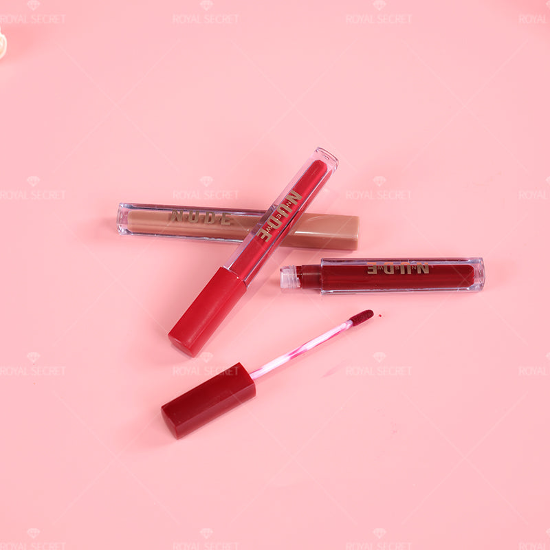 Juego de brillo de labios antiadherente de 12 piezas (Envío Inmediato)