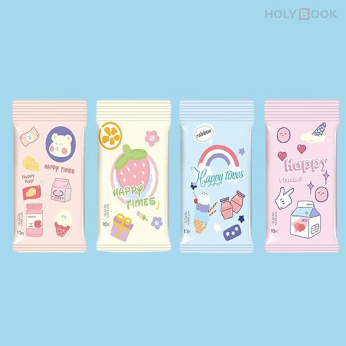 10 Piezas Para Toallitas de Dibujos Animados. Toallitas sanitarias no tejidas de bolso portátil(Envío Inmediato)