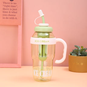 Taza de Plástico Económica 1300ML Nueva Taza Portátil de Gran Capacidad Con Asa（Mayoreo）
