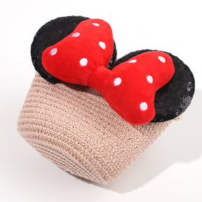 Sombrero De Paja Minnie + Bolso Peque?o (300 Piezas)(Personalización) - HOLY BOOK