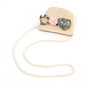 Sombrero De Paja Floral + Bolso Peque?o (300 Piezas)(Personalización) - HOLY BOOK