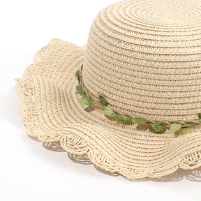 Sombrero De Paja Floral + Bolso Peque?o (300 Piezas)(Personalización) - HOLY BOOK