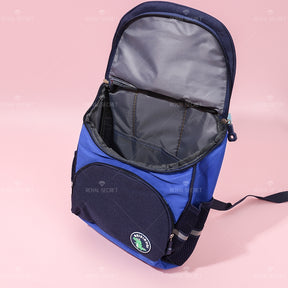 Mochila de estudiante de gran capacidad patchwork cartoon dinosaur backpack (Personalizado)