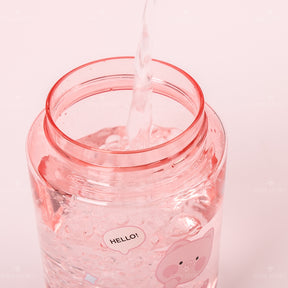435ML Linda Botella De Agua De Animales De Dibujos Animados Con Bandolera (Personalización) - HOLY BOOK