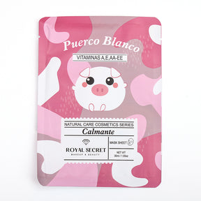 12 piezas Mascarilla Faciales Hidratante Cartoon Animal Series (Personalización) - HOLY BOOK