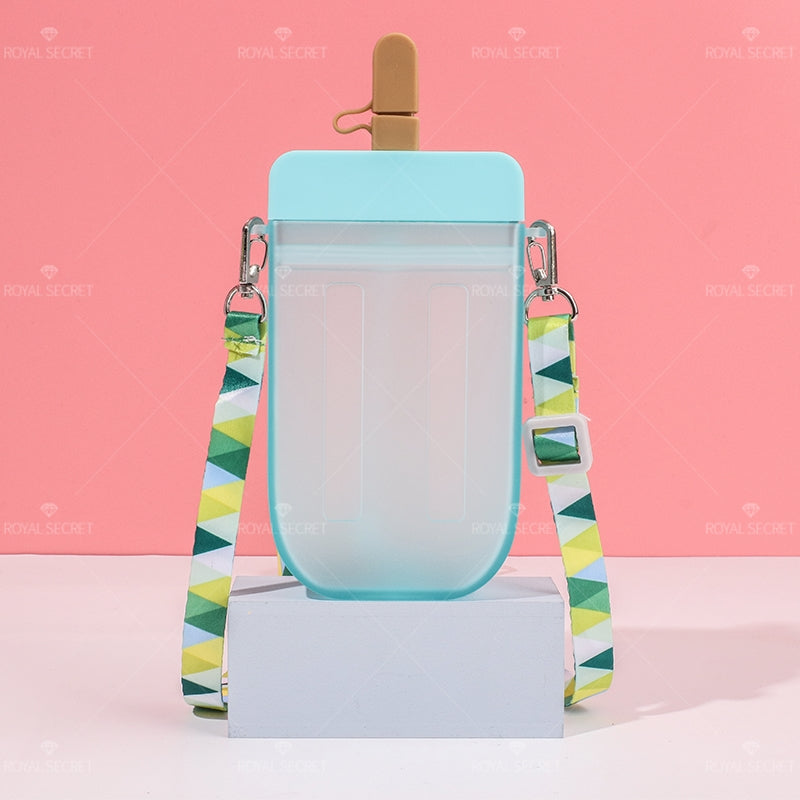 300 ML Botella De Agua De Paleta De Hielo Con Tirantes Ajustables(Personalización) - HOLY BOOK