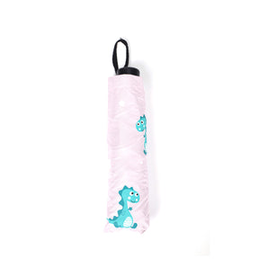 Lindo Paraguas Con Estampado De Dinosaurios Anti-ultravioleta Portátil Sombrilla Manual Plegable Paraguas De Estudiante (Personalizado)