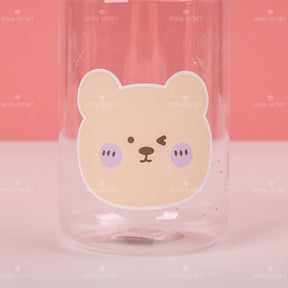 650ML Oso Botella De Agua Con Pajita Y Estuche(Personalización) - HOLY BOOK
