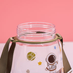 1200ML Astronaut Big Belly Botella Con Pajita(Personalización) - HOLY BOOK