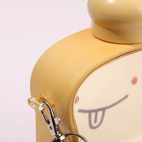 380 ml Taza de tostadas con botella de agua peque?a con emoji - HOLY BOOK