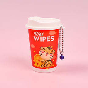 4 latas Toallitas Desmaquillantes En Lata Toallitas Húmedas Tigre De Dibujos Animados Tejido De Bebe 30 Hojas (Personalizado)