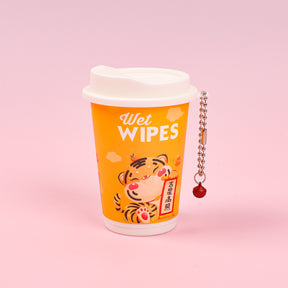4 latas Toallitas Desmaquillantes En Lata Toallitas Húmedas Tigre De Dibujos Animados Tejido De Bebe 30 Hojas (Personalizado)