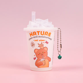 4 latas Toallitas Desmaquillantes En Lata Toallitas Húmedas Serie De Animales Tejido De Bebe 30 Hojas (Personalizado)