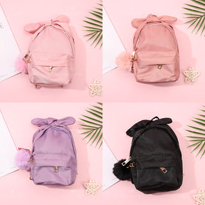 Mochila Para Ni?os De Gran Capacidad Mochila De Color Sólido Para Estudiantess（Mayoreo）