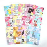 12 piezas Mascarilla Faciales Hidratante Cartoon Animal Series (Personalización) - HOLY BOOK