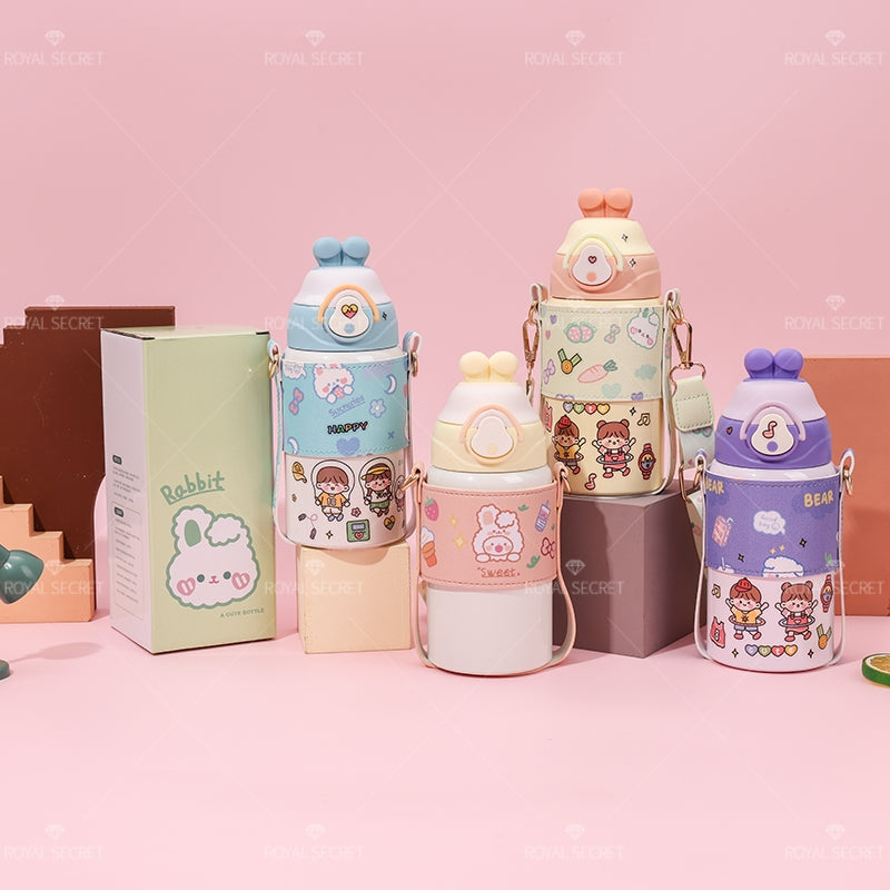 500ML ni?os acero inoxidable thermal cup portátil lindo copa de agua Taza termo (Personalizado)
