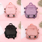 Mochila Para Ni?os De Gran Capacidad Mochila De Color Sólido Para Estudiantess（Mayoreo）