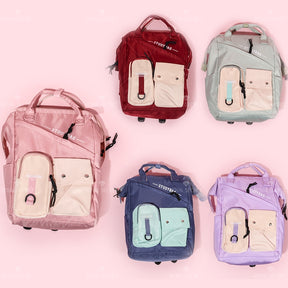 Mochila de gran capacidad para estudiantes Patchwork mochila (Personalizado)