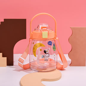 1200ML Astronaut Big Belly Botella Con Pajita(Personalización) - HOLY BOOK