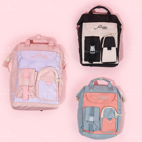 Mochila de gran capacidad para estudiantes Patchwork mochila backpack (Personalizado)
