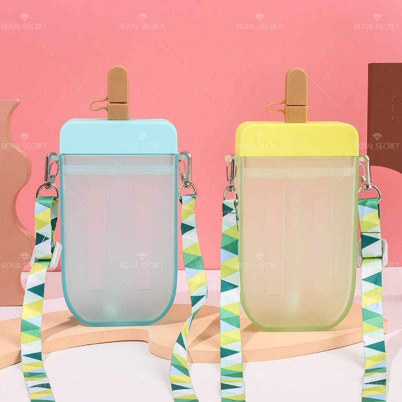 300 ML Botella De Agua De Paleta De Hielo Con Tirantes Ajustables(Personalización) - HOLY BOOK